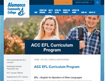Tablet Screenshot of english.alamancecc.edu